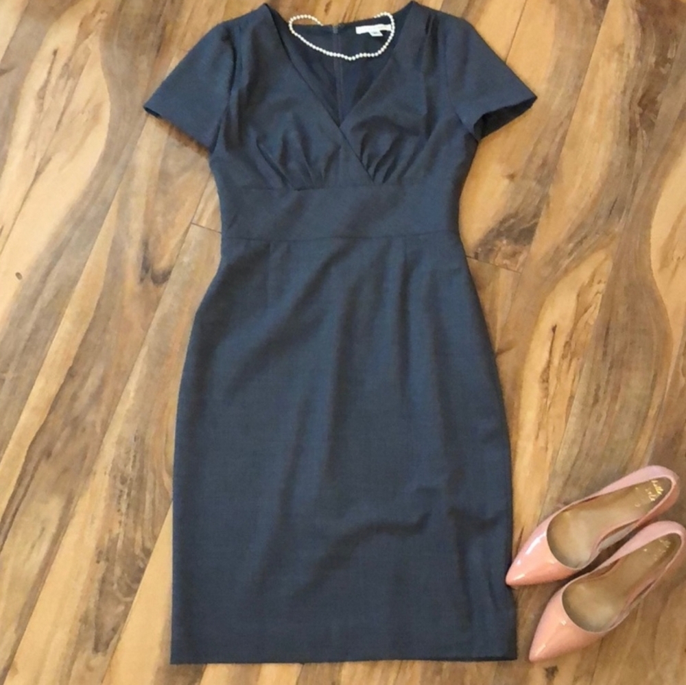 Banana Republic Gray Sheath Dress